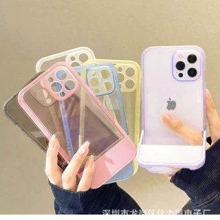 跨境ins适用iPhone17Promax糖果色隐形支架手机壳苹果16保护套15