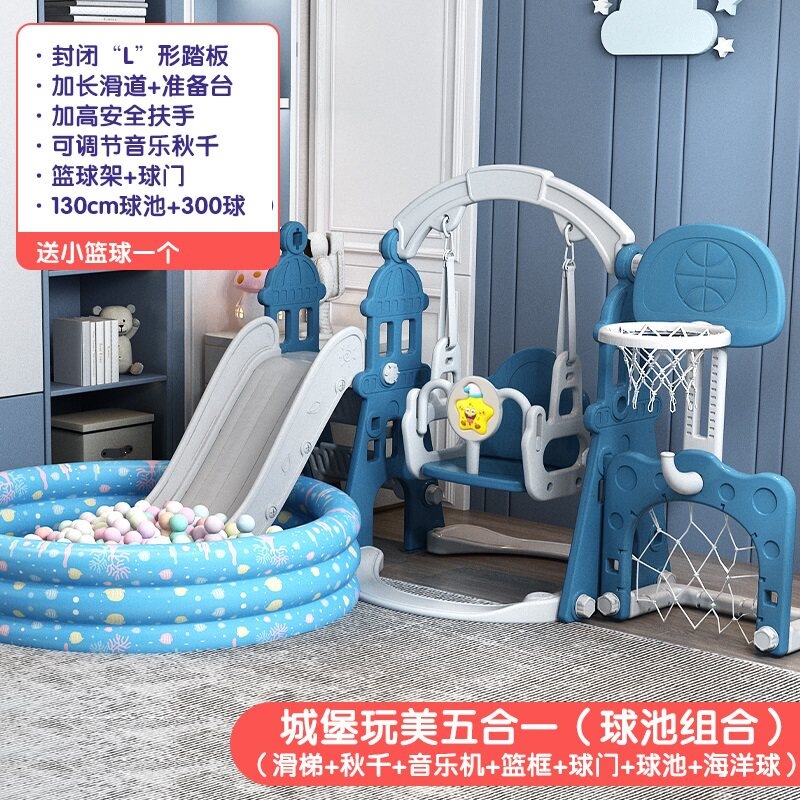 Niños en interiores y al aire libre escaleras de plástico deslizantes para niños columnas juguetes pequeños combinados para bebés
