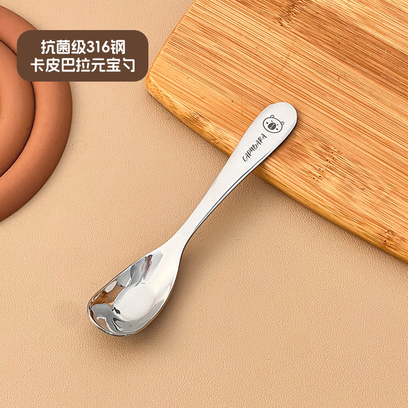新しい 316 ポータブル食器学生屋外旅行フォークスプーン箸高価値厚みのある 3 点ギフトセット|undefined
