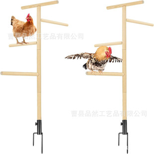 Large 4-storey chick roosting rack, wooden rack for birds