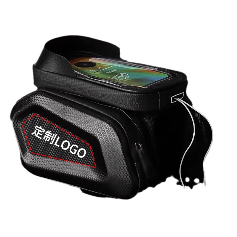 (2개) 산악 자전거 가방 전면 빔 가방 산악 자전거 더블 가방 휴대 전화 가방 탑 튜브 가방 안장 가방 승마 장비 방수