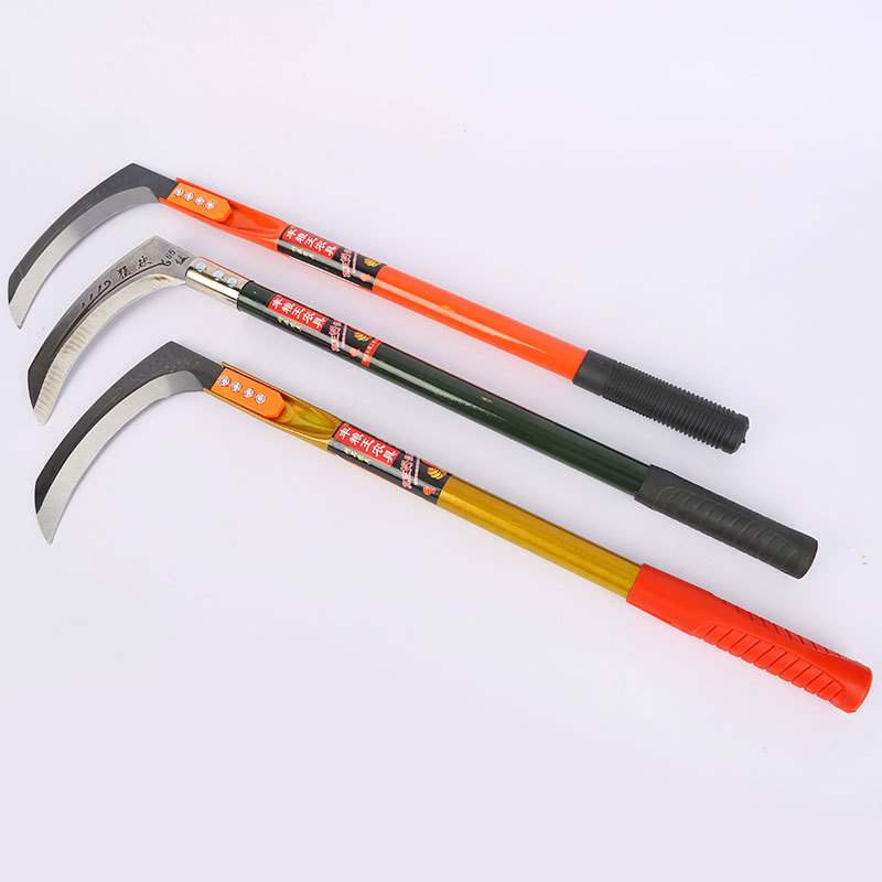 Bountiful Grain King, Hammer Steel Crescent Moon Scythe for Mowing, Harvesting Crops, Clearing Paths, Agricultural and Household Hardware Tools