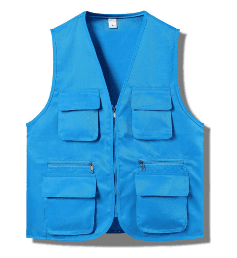 Ropa de trabajo voluntaria chaleco impresa tridimensional grupo de construcción voluntario chaleco voluntario publicidad de bienestar público bolsillo