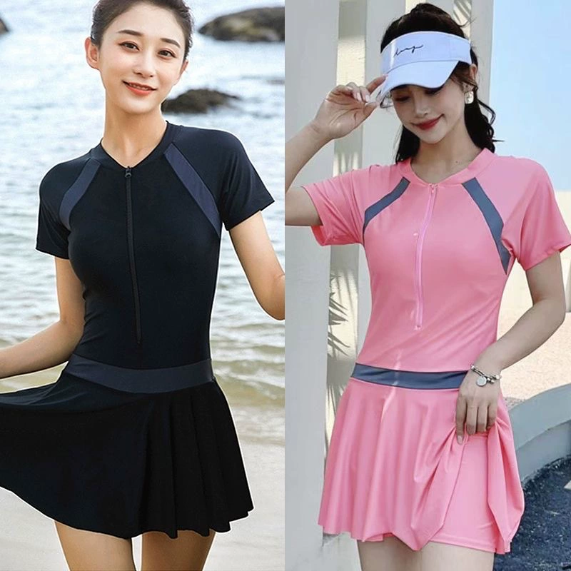 Быстродушеный контактный цвет купальник женский горячий источник купальный купальник цельный