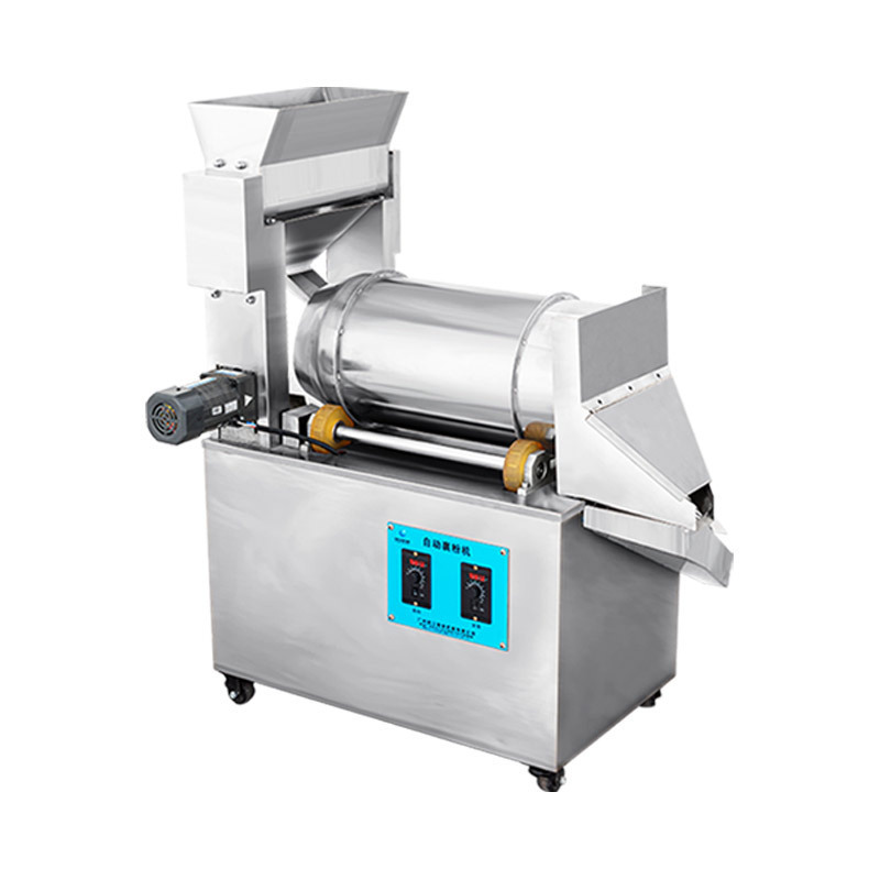 Máquina de envasado de polvo comercial imitación de manua de batata púrpura redonda máquina de envasado de polvo multifuncional máquina de envasado de paja de taller de alimentos