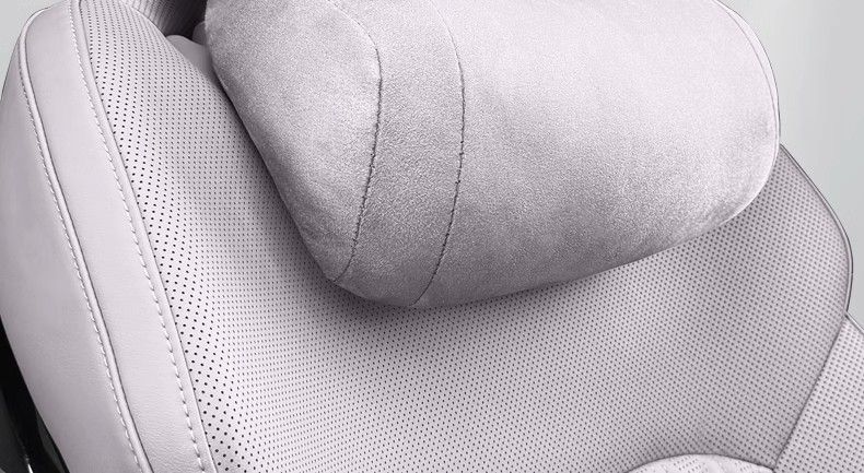 Byd Han Dmi Glory Edition Suede Headrest Neck Support Car Lumbar Support Ev-Specific Interior Accessories Collection