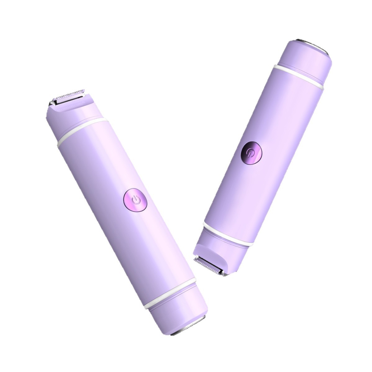 Afeitadora eléctrica femenina 2 en 1 depiladora de doble cabeza para áreas íntimas y axilas cuerpo completo image 6