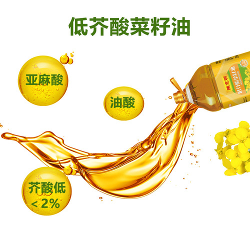 Chen Keming Non-GMO Rapeseed Oil Home Use Physical Pressed Grade 1 Low Erucic Acid Rapeseed Oil Wholesale