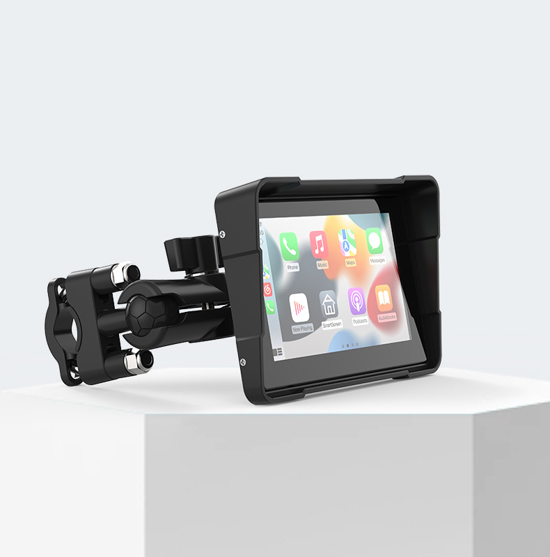 5inch Motorcycle Carplay Dashcam Supports Dual Recording Front and Rear, Supports Tire Pressure Monitoring, Cross-Border