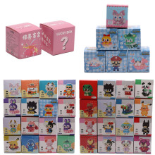 网红小颗粒积木 拼装玩具卡通动漫益智手工diy拼装盲盒夜市摆地摊