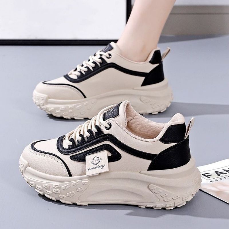 Zapatos pop-up primavera de la mujer 2024 nuevos zapatos deportivos casuales de otoño zapatos de carreras de estudiantes