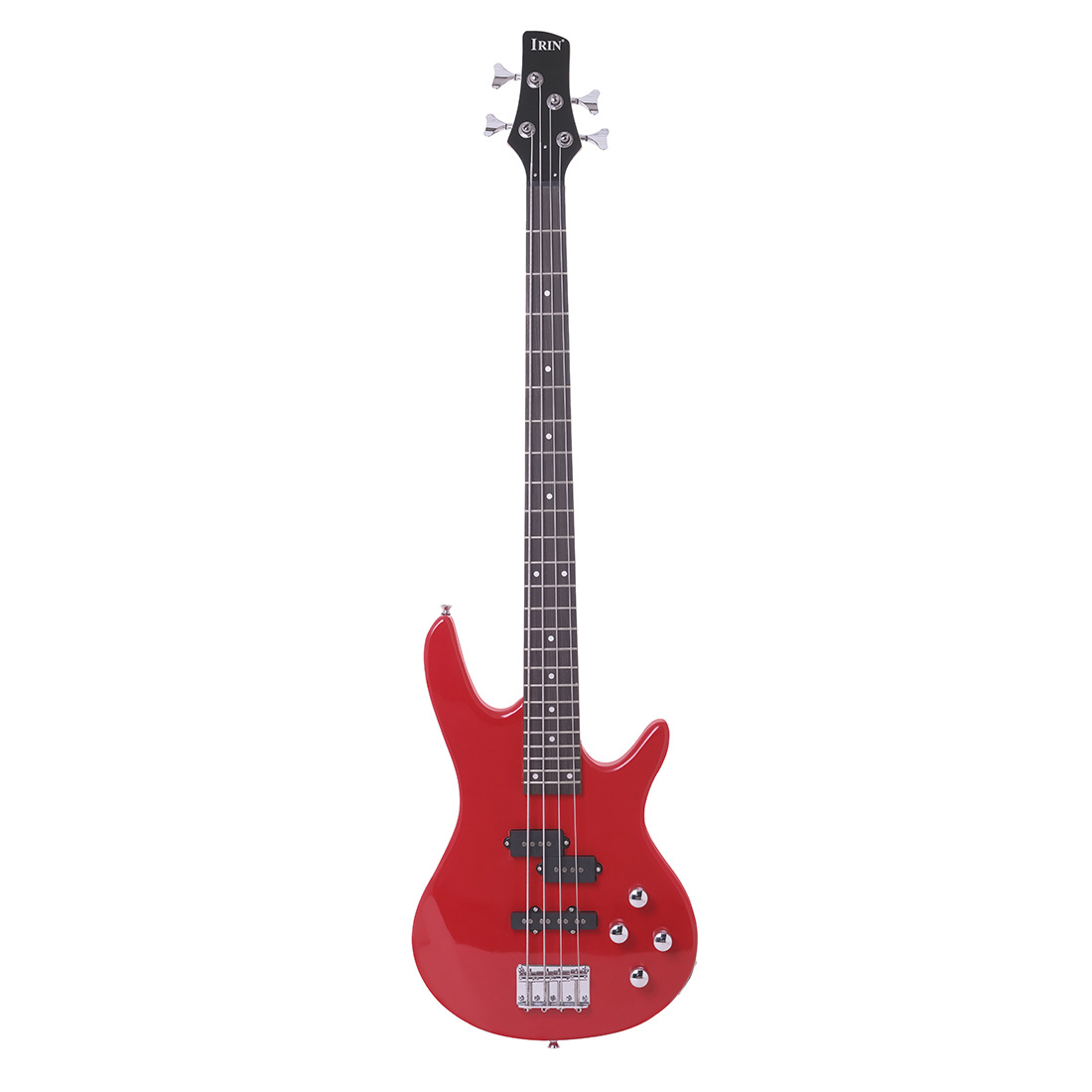 Bajo eléctrico IRIN de cuatro cuerdas, bajo de madera de tilo, bajo profesional para actuaciones de rock, bajo de 4 cuerdas al por mayor image 12