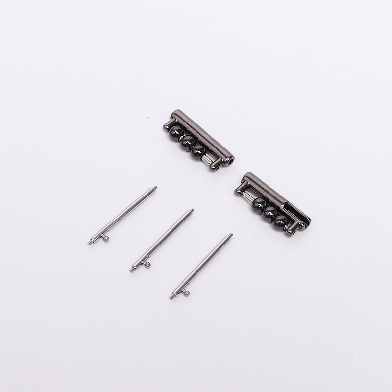 [mẫu tai thô] màu đen - 3 hạt đệm màu đen / Giao diện 18mm (kèm kim tháo nhanh)