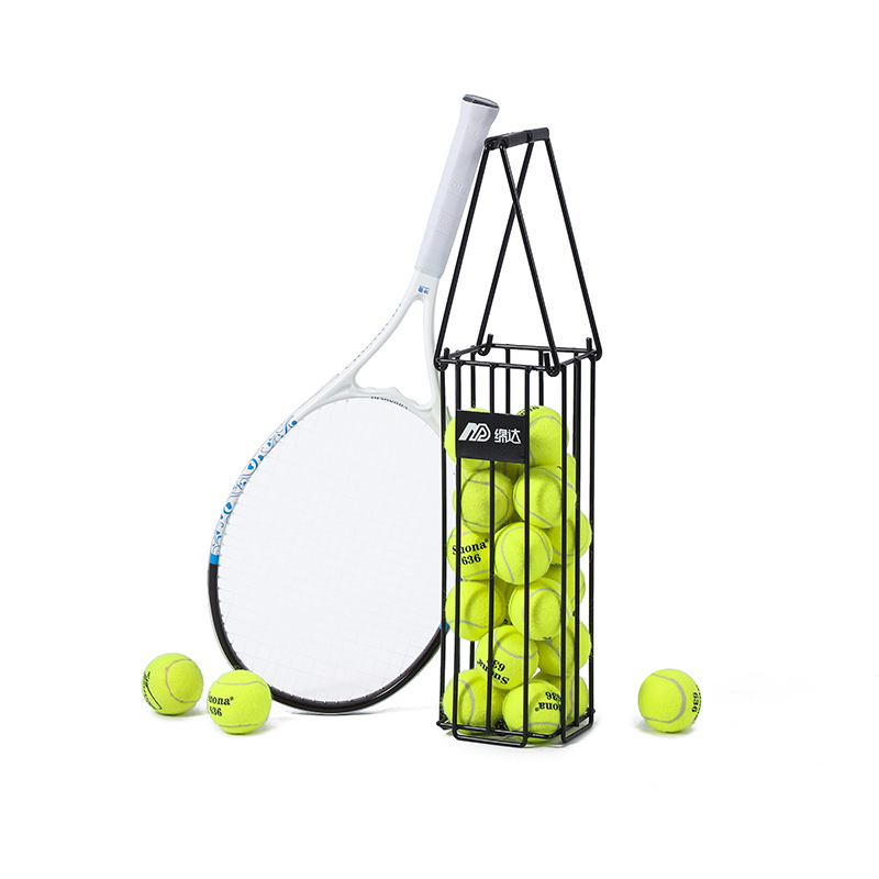 Nuevo dispositivo portátil de selección de pelotas de tenis pelota de tenis recogiendo pelota de tenis coche recogiendo artefacto pelota recogiendo cesta de recogida de pelotas cesta de una sola pieza de entrega