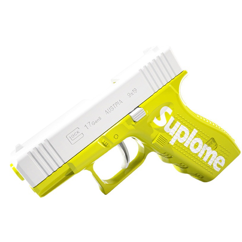 Shake nuevo tipo de mini Glock pistola de agua de verano al aire libre pistola de agua de arena juguetes para niños