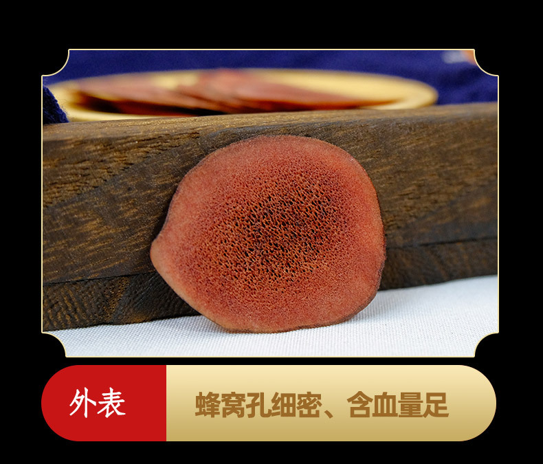 Dried Velvet Antler Slices Gift Box Northeast Jilin Sika Deer Antler Slices for Cooking key features