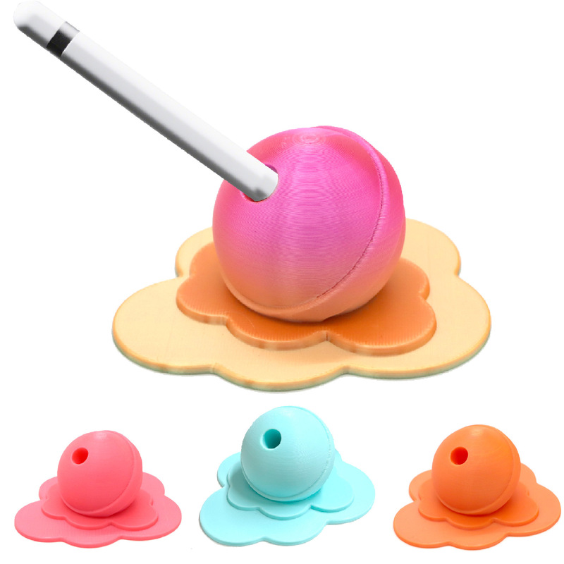 跨境新款3D Printing Melted Lollipop 融化棒棒糖收纳架笔筒支架|undefined
