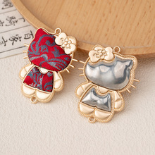 �ɰ�kittyè�ν�diy�����ֹ�˫�����Сè�ν�Կ�׿����