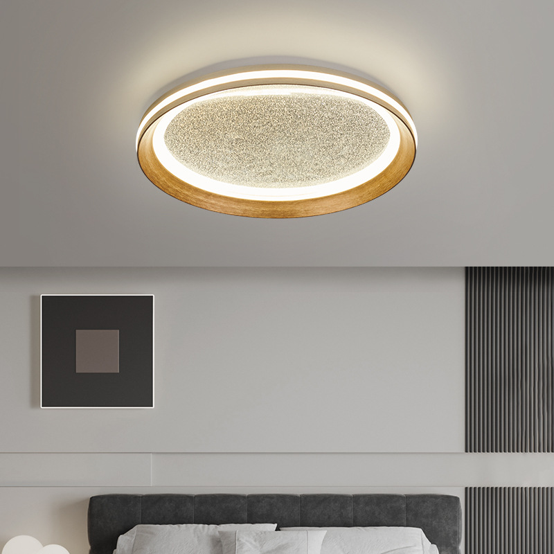 LED Full Spectrum Non-stroboscopic Living Room Lamp Ceiling Lamp Simple Modern Bedroom Study Intelligent Eye Protection Zhongshan Lamps