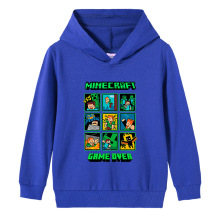 2023春秋季男女童棉质连帽卫衣中小童宝宝套头上衣韩版儿童卫衣潮