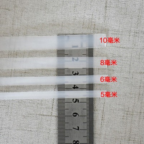 PP plastic seamless corset tape, wedding dress support and shaping, transparent gelatinous fish bone, bra side bone tape