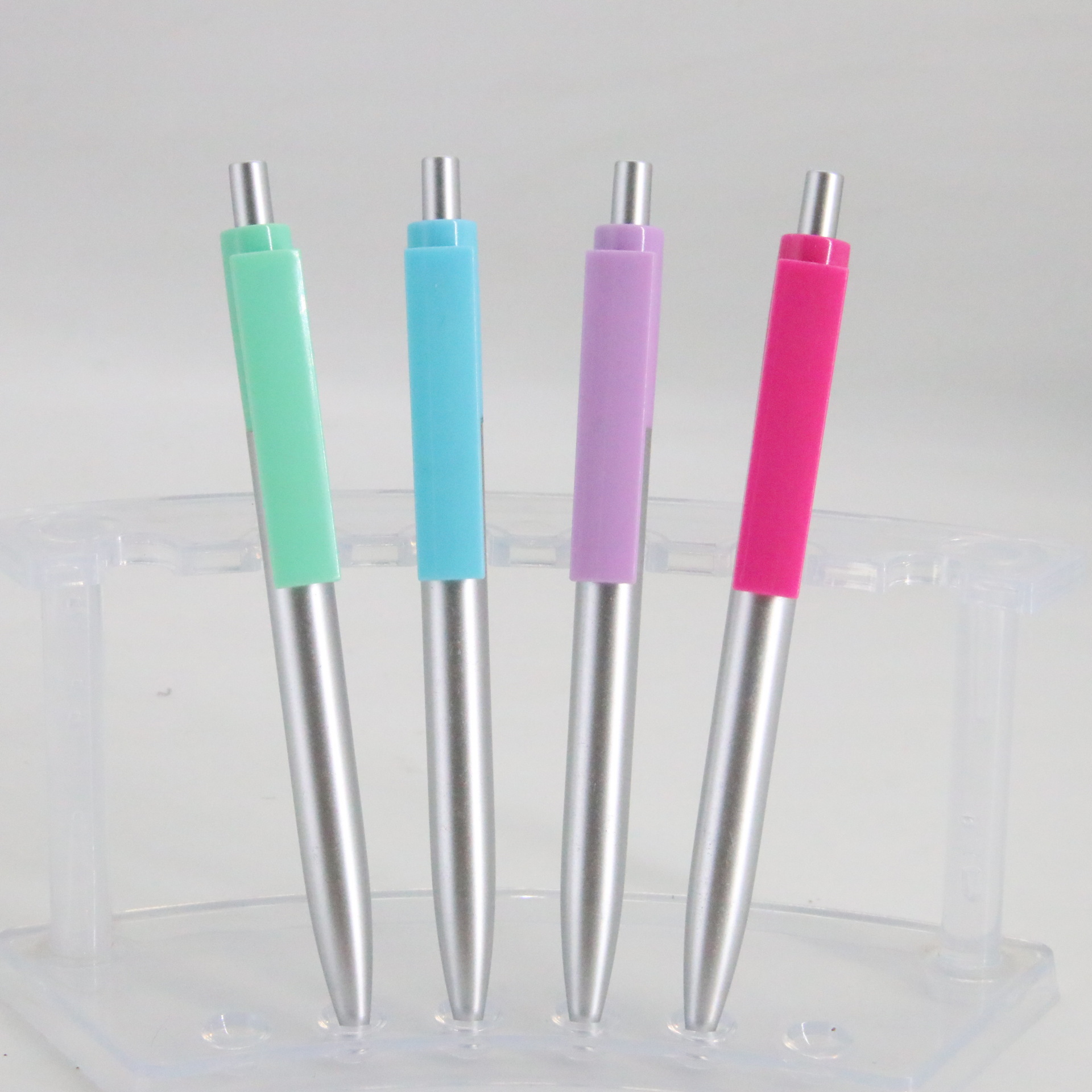 De alto aspecto prensa bolígrafo fábrica al por mayor fábrica bala recarga Negro Azul 1,0 recarga bolígrafo de plástico