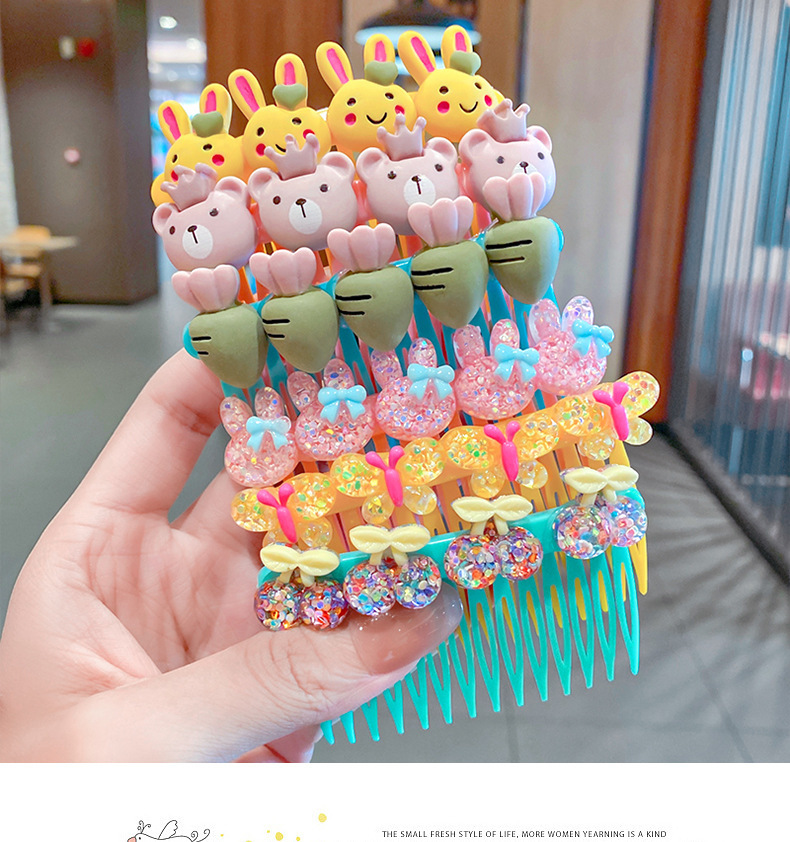 Simple Children's Candy Color Flower Hairpin Set Wholesale Nihaojewelry display picture 8