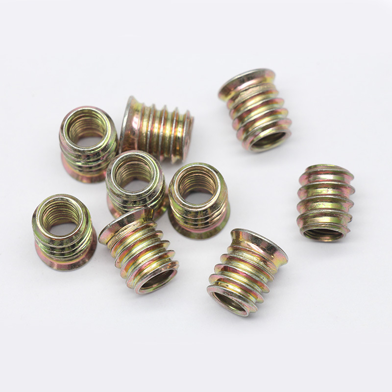 メーカー直供六角家具ナットメッキ亜鉛内外歯ナット沈頭帯介埋ナット|undefined