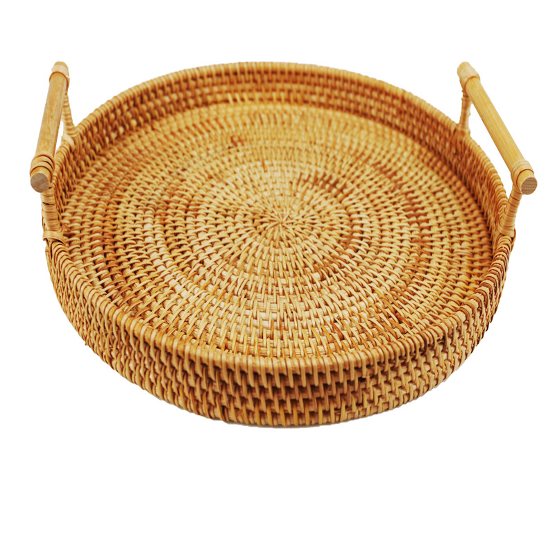 Cesta tejida vietnamita para alimentos