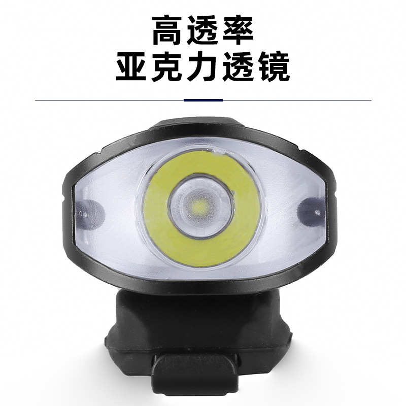 Nueva luz de la bicicleta de conducción nocturna faro USB recargable fuerte luz de la linterna de la bicicleta de montaña Luz de equitación Tipo-C