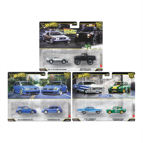 Hot Wheels Car Culture iki maşın dəsti Back to the Future