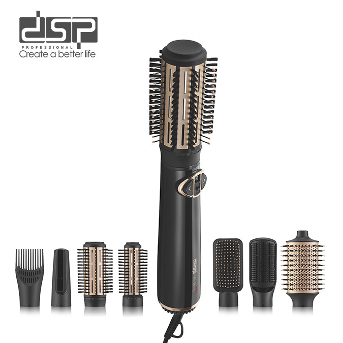 DSP/Dansong 8-in-1 Hair Styling Set Multifunctional Straightening and Curling Comb Household Hot Air Comb that does not damage hair 50293