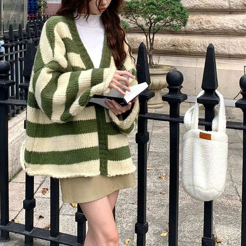 Длинный вязаный кардиган, демисезон oversized плюс size, один размер подходит всем, многоцветный