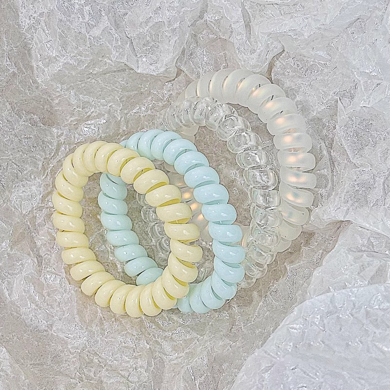 Línea telefónica bucle de cabello red 2025 nuevo cabello atado correa de cabello sin marcas cuerdas de cabello de alta sensación coreana bucle de cabello tocado