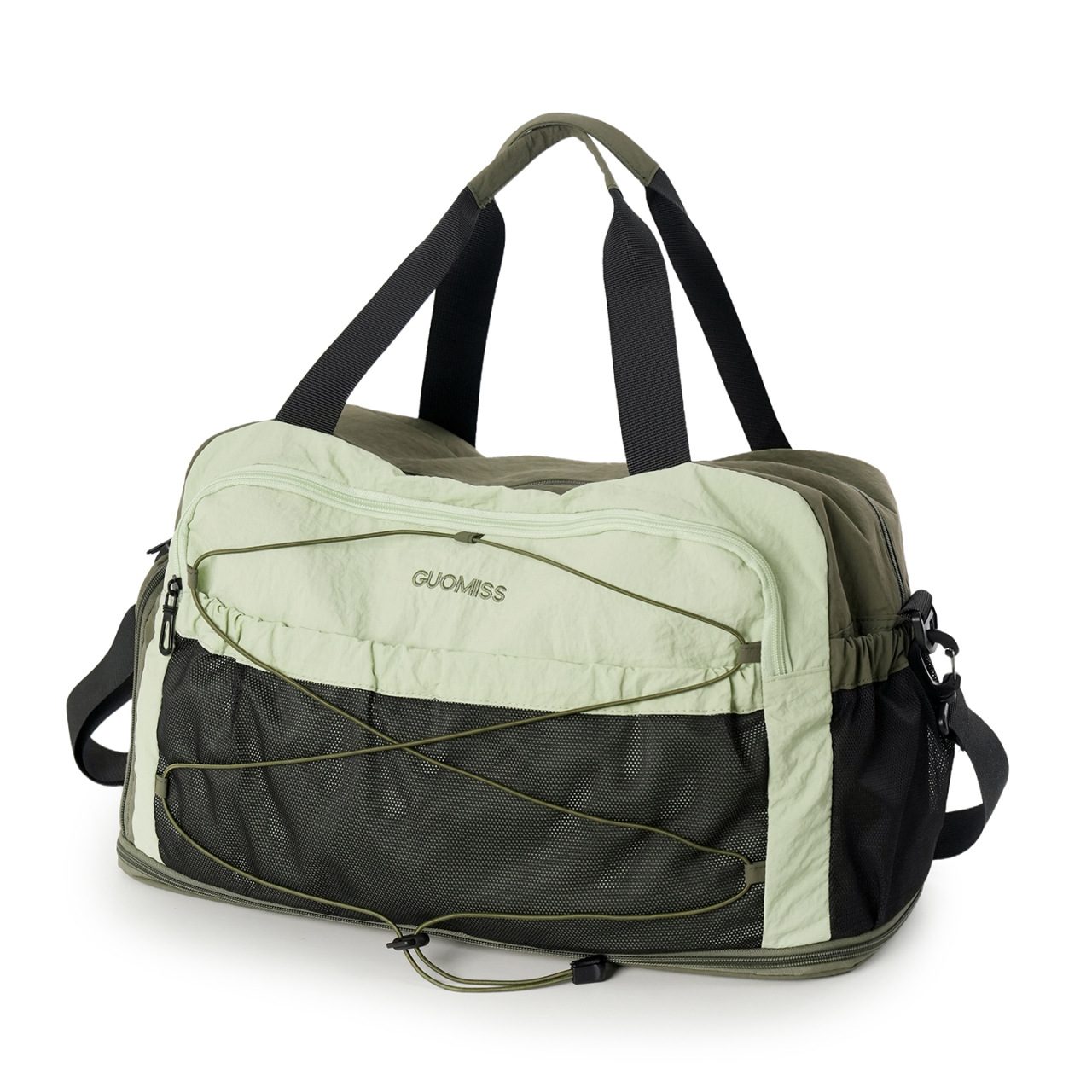 Bolsa de viaje de corta duración, bolsa de mano ligera, alta capacidad de separación seca y húmeda, bolsa deportiva de alta calidad.