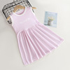 Summer girl's skirt, children's small princess costume, sleevless dress for leisure, Korean style, children's clothing, wholesale