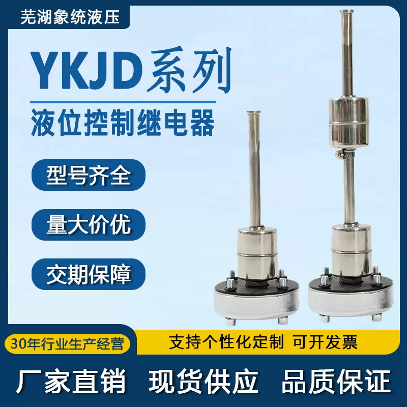 液位控制继电器工业继电器黎明液压浮球开关上下液位传感器YKJD24