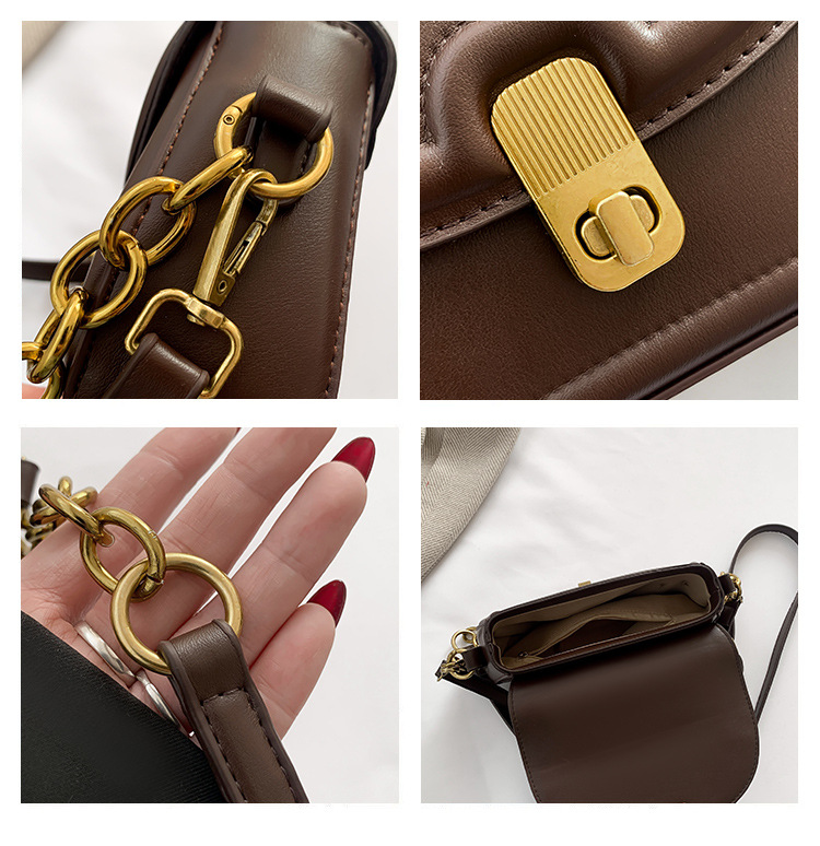 Women's Crossbody Bag Retro Shoulder Bag Small Versatile Handbag_voghion.com