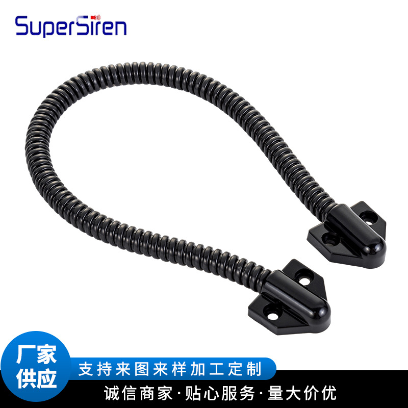 批发黑色塑料三角过线器批发不锈钢门禁过线器穿线管护线管