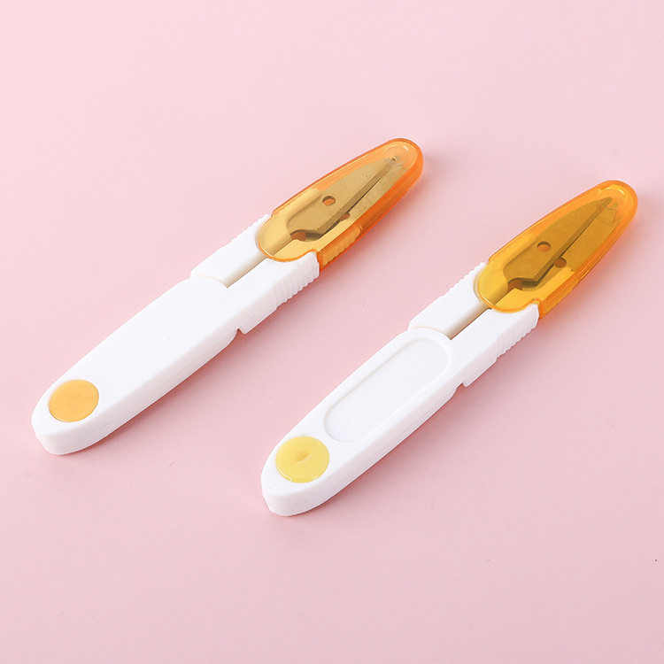 tijeras de resorte en forma de U, cubierta transparente doméstica de seguridad, tijeras de corte, tijeras de línea de pesca, tijeras cruzadas, tijeras