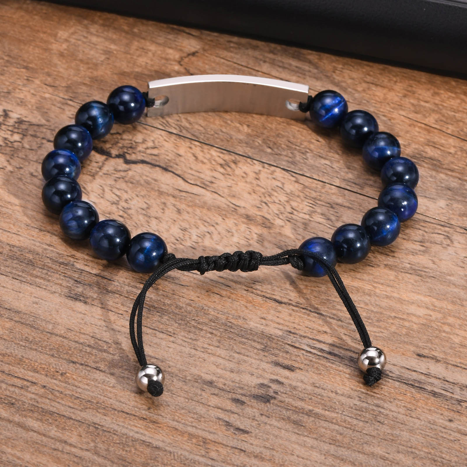 Fashion Cross Agate Braid Bracelets 1 Piece