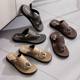 Flip-Flops Men's Summer New Thick-Soled Non-Slip Korean Style Trendy Casual Outdoor Beach Two-Wear Men's Sandals