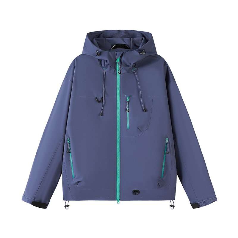 Light and thin travel windproof waterproof climbing jacket for men…
