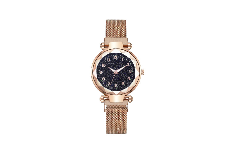 Einfacher Stil Sternenklarer Himmel Saugschnalle Quarz Uhr Frauen Uhren display picture 2