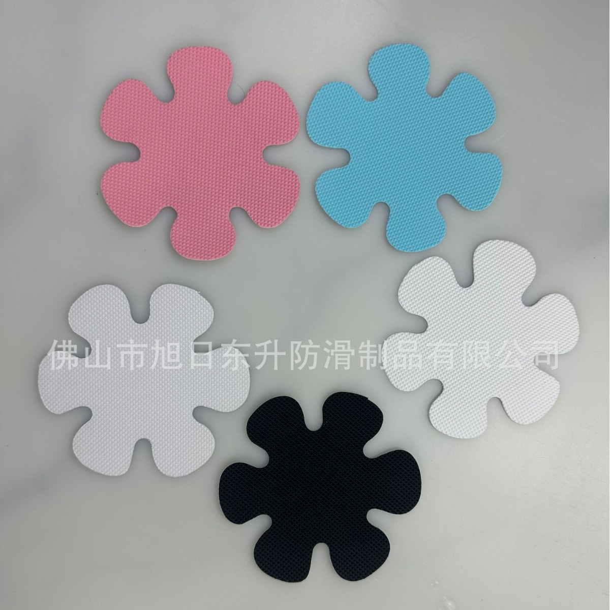 透明（可订彩色）直径10cm浴室防滑贴橡胶PEVA亲肤耐磨防水带背胶