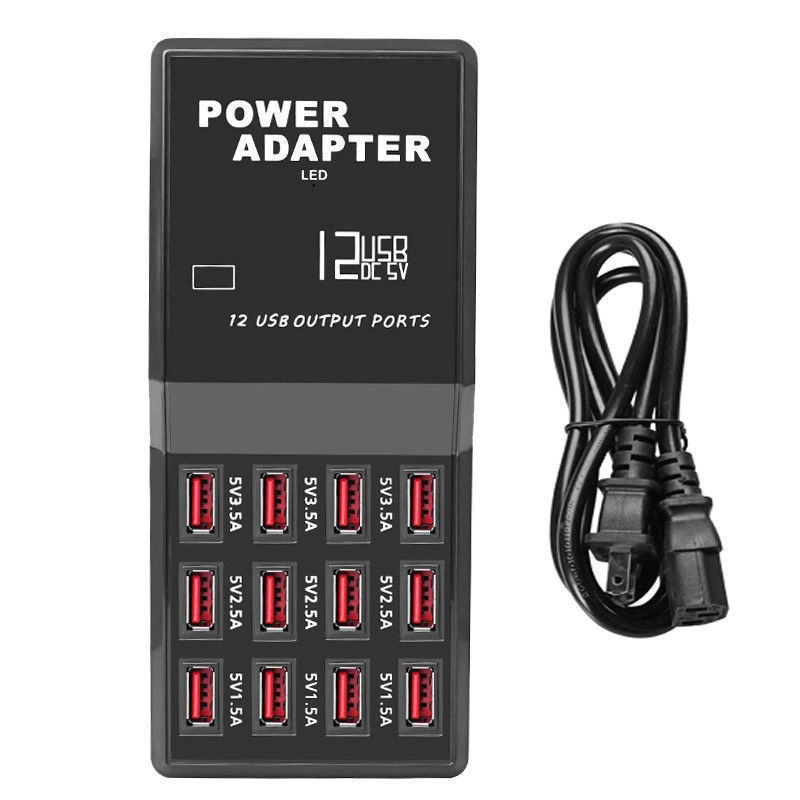 マルチポート携帯電話充電器ハイパワーマルチプラグ多穴充電ポート急速充電スマート|undefined