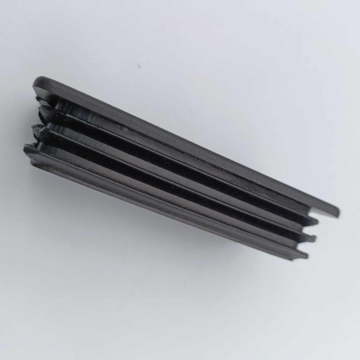 长方形管塞不锈钢管塑料内塞 防尘堵头家具桌椅脚套J50*100*3mm