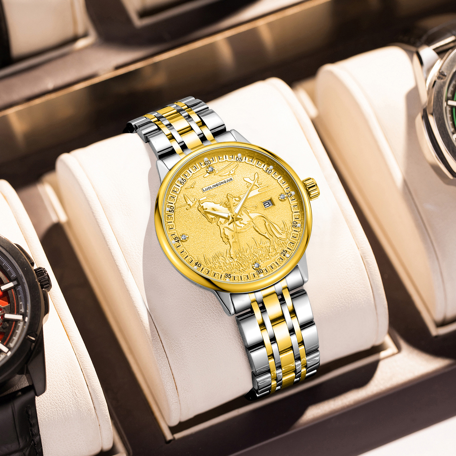 Duke of Lorraine Original Big Golden Horse Factory Wholesale Cross-border Hot Selling Luxury Men's Business Automatic Mechanical Watch