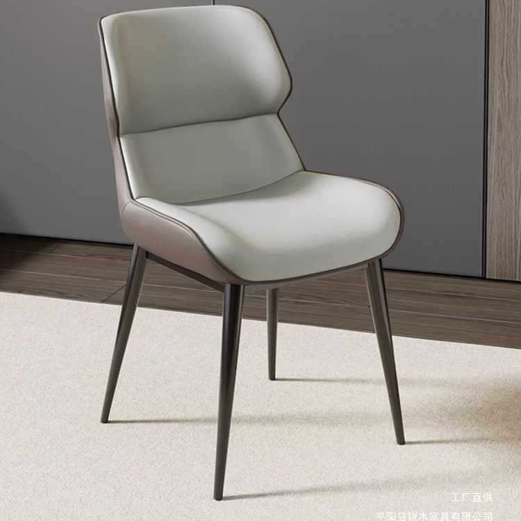 Nordic Light Luxury Dining Chair, Home Backrest Chair, Modern Simple Hotel Restaurant Chair, Italian Style Leisure Negotiation Chair