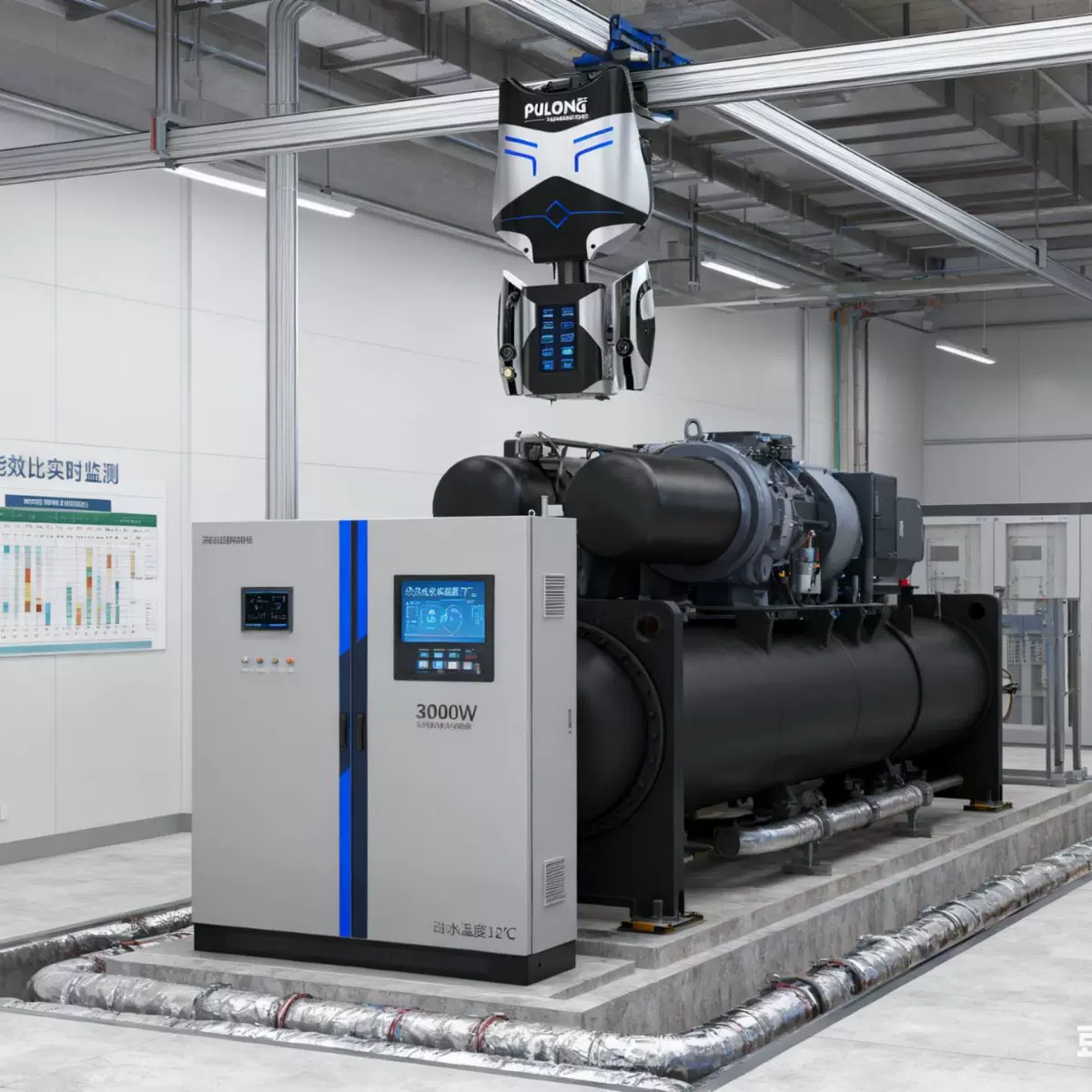 普龙科技挂轨式 AI 巡检机器人高防护设计适应恶劣环境实时监测